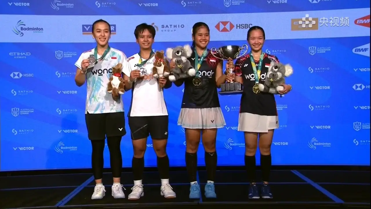 Hasil Final Australia Open 2025, Rachel/Febi Juara Sektor Ganda Putri