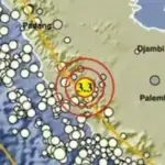 BMKG Laporkan Gempa M 3,3 Guncang Merangin Jambi Hari Ini