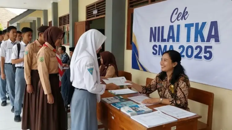 Alur Cara Cek Nilai TKA SMA 2025