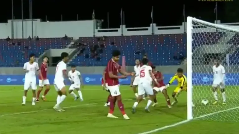 Babak Pertama Indonesia vs Myanmar