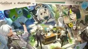 Event Misi Runtunan 3 Hari Duolingo x Genshin Impact
