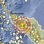 [BMKG Terkini] Gempa M 3,4 Guncang Nagan Raya Aceh Hari Ini