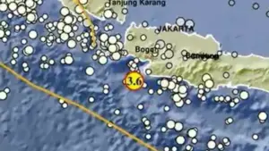 (BMKG Terkini) Gempa M 3,6 Guncang Wilayah Banten Hari Ini