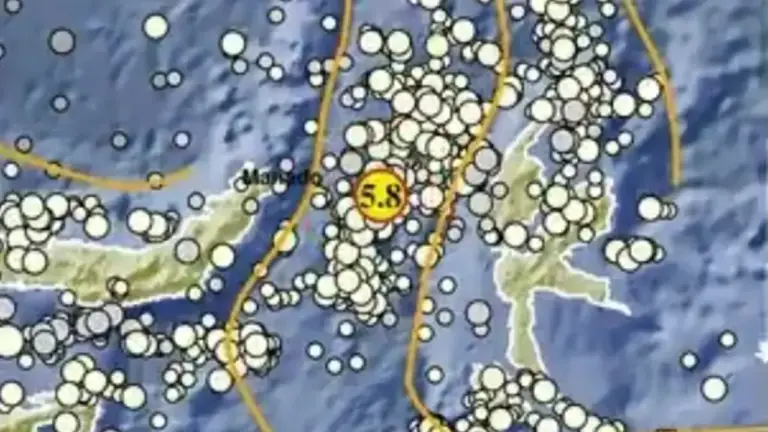 Gempa M 5,8 Guncang Jailolo Maluku Utara