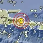 Gempa Terkini M 2,5 Guncang Wilayah Tenggara Bondowoso
