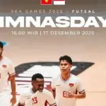 Jadwal Futsal Putra SEA Games 2025 Hari Ini, Indonesia vs Vietnam
