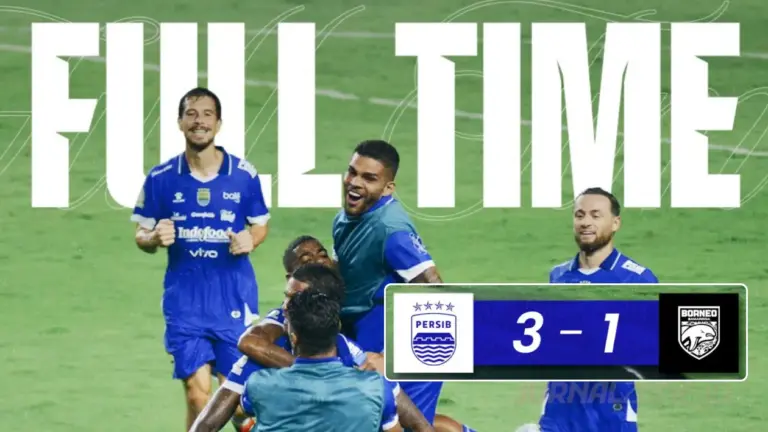 Persib vs Borneo Full Time