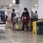 Hujan Lebat Sebabkan RSUD di Sidoarjo Banjir Tergenang Air