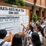 Daftar Lengkap Rata-Rata Nilai TKA SMA/SMK 2025 Semua Mata Pelajaran (Mapel)