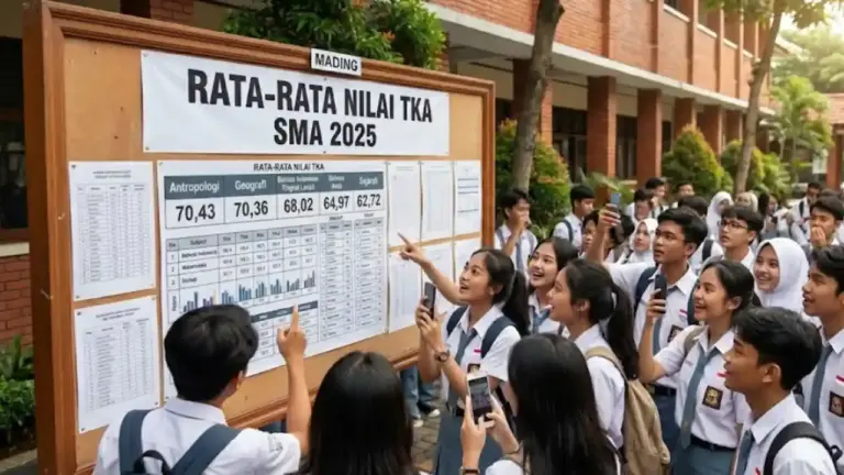 Rata-Rata Nilai TKA SMASMK 2025