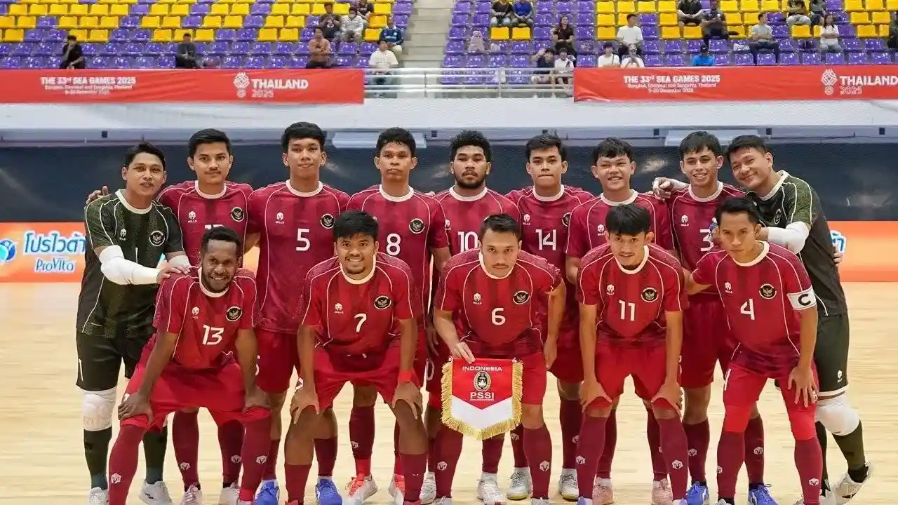 Timnas Futsal Putra Indonesia Raih Emas