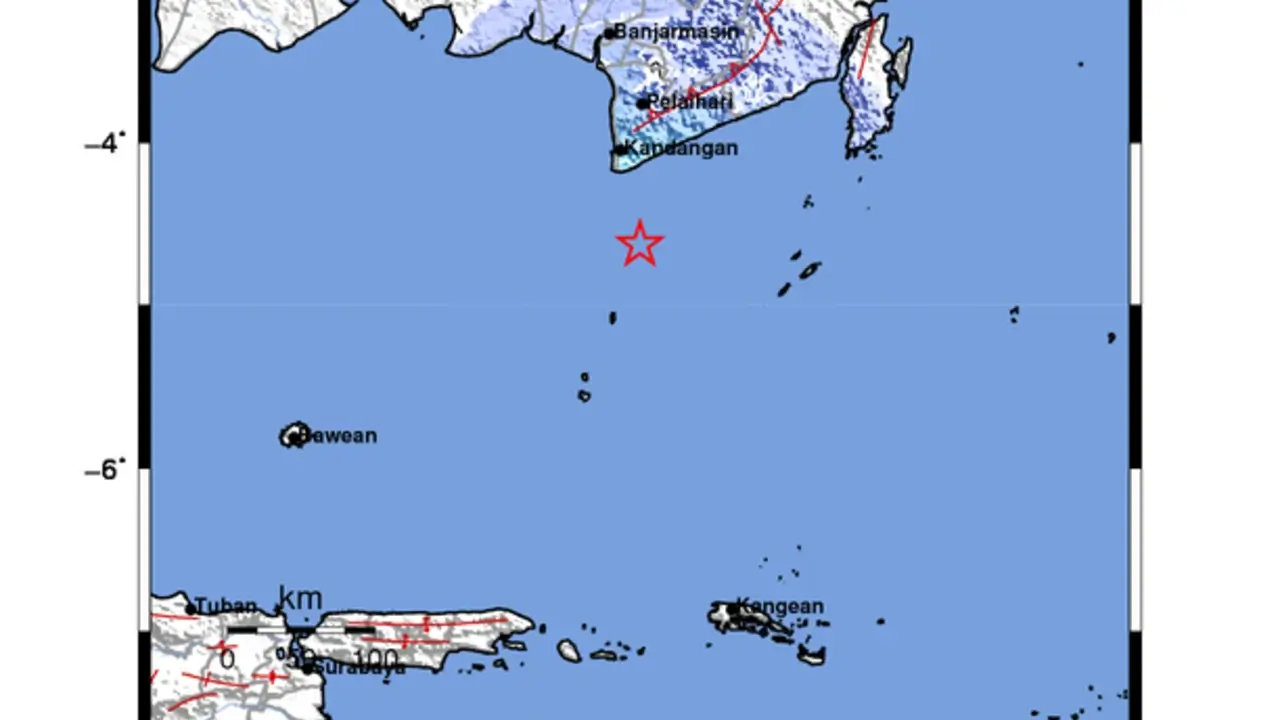 BMKG Update Data Gempa Tanah Laut Kalimantan Selatan Jadi M 4,8 BMKG Update Data Gempa Tanah Laut Kalimantan Selatan Jadi M 4,8