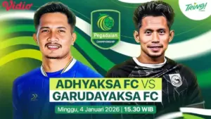Liga 2 Championship Skor Sementara Adhyaksa FC vs Garudayaksa FC (3-2)