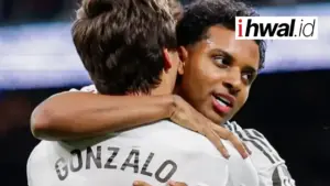 Babak Pertama Real Madrid Vs Real Betis 1-0, Mbappe Absen Cedera