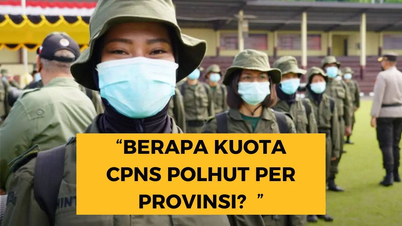 Berapa Kuota CPNS Polhut Per Provinsi? Ini Kata KLHK! Berapa Kuota CPNS Polhut Per Provinsi? Ini Kata KLHK!