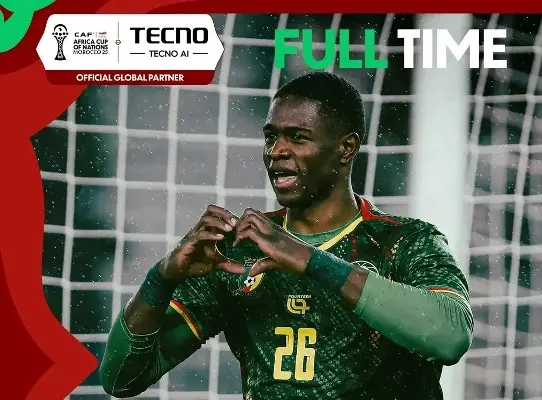 Kamerun Melaju ke Perempat Final Piala Afrika 2025 Usai Tekuk Afrika Selatan 2-1 Kamerun Melaju ke Perempat Final Piala Afrika 2025 Usai Tekuk Afrika Selatan 2-1