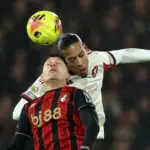 Virgil van Dijk Akui Angin Jadi Biang Kerok Gol Pembuka Bournemouth ke Gawang Liverpool