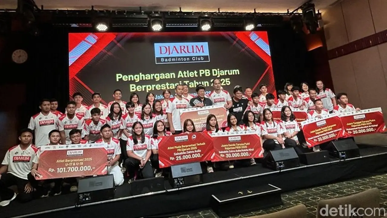 PB Djarum Beri Apresiasi Rp 512 Juta untuk Atlet Bulutangkis Berprestasi 2025 PB Djarum Beri Apresiasi Rp 512 Juta untuk Atlet Bulutangkis Berprestasi 2025