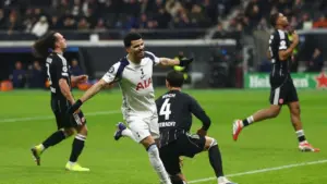 Tottenham Hotspur Lolos ke 16 Besar Liga Champions Usai Kalahkan Eintracht Frankfurt 2-0