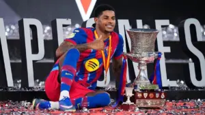 Rashford Raih Trofi Perdana Bersama Barcelona, Targetkan Lebih Banyak Gelar