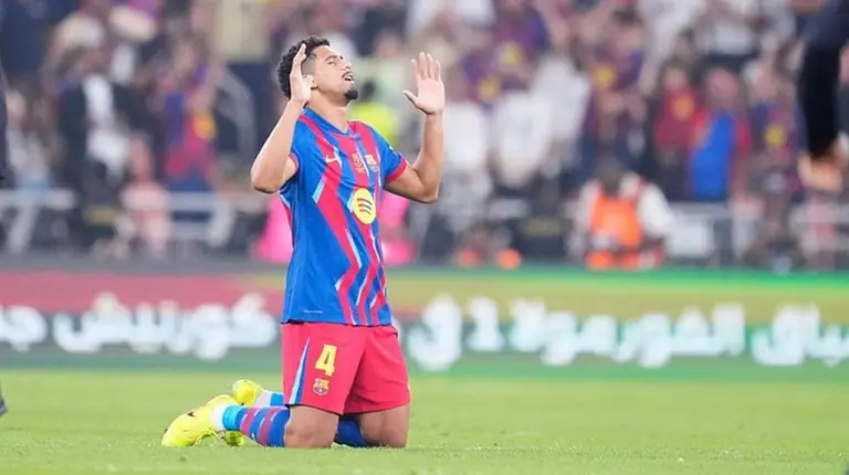 Ronald Araujo: Perjalanan Spiritual Bikin Mental Makin Kuat Usai Juara Piala Super Spanyol Ronald Araujo: Perjalanan Spiritual Bikin Mental Makin Kuat Usai Juara Piala Super Spanyol