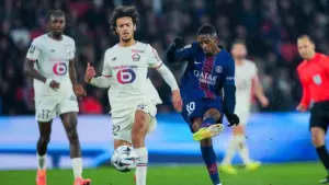 PSG vs Lille: Brace Dembele Bawa Les Parisiens Puncaki Klasemen Ligue 1