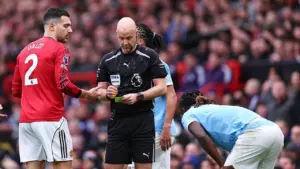 Derby Manchester: Diogo Dalot Lolos Kartu Merah, Liga Inggris Beri Penjelasan