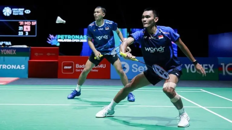 Indonesia Masters 2026: Fajar/Fikri Melaju Mulus ke Babak 16 Besar Indonesia Masters 2026: Fajar/Fikri Melaju Mulus ke Babak 16 Besar