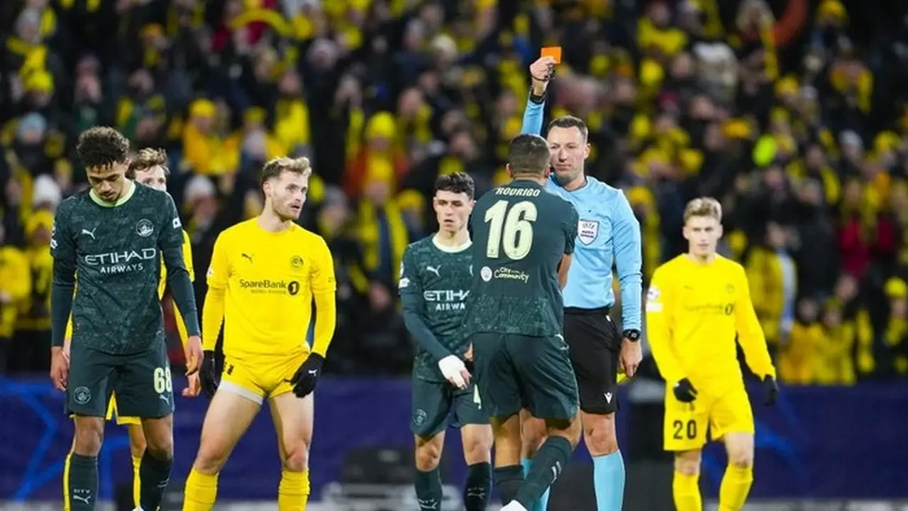Bodo/Glimt Permalukan Manchester City 3-1 di Liga Champions, Rodri Diusir Bodo/Glimt Permalukan Manchester City 3-1 di Liga Champions, Rodri Diusir