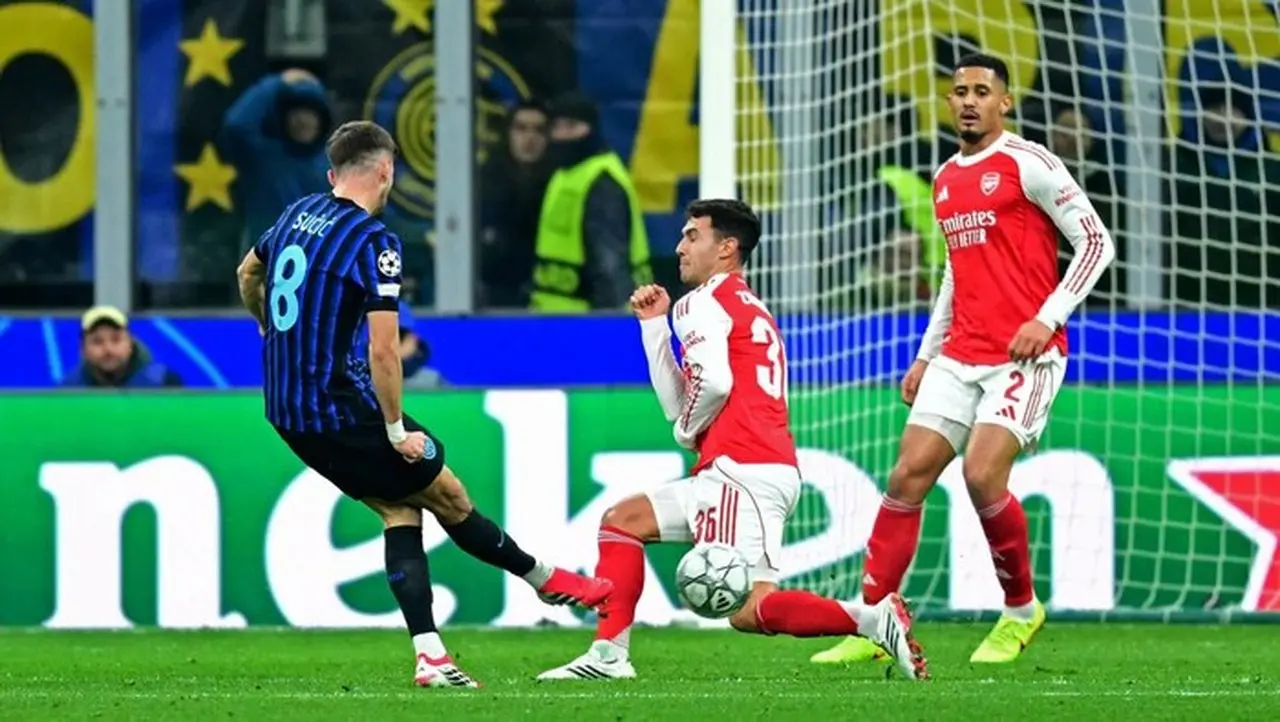 Babak Pertama Liga Champions: Arsenal Sementara Ungguli Inter Milan 2-1 Babak Pertama Liga Champions: Arsenal Sementara Ungguli Inter Milan 2-1