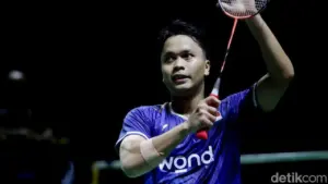 Indonesia Masters 2026: Anthony Ginting Revans Atasi Julien Carraggi, Lolos ke 16 Besar