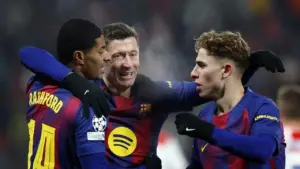 Barcelona Bungkam Slavia Praha 4-2, Asa Lolos Liga Champions Terjaga