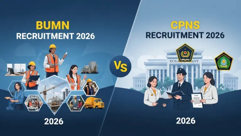 Rekrutmen BUMN vs CPNS 2026: Perbandingan Jadwal, Syarat, dan Peluang Karier Rekrutmen BUMN vs CPNS 2026: Perbandingan Jadwal, Syarat, dan Peluang Karier