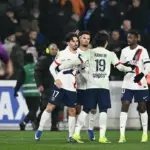 PSG Raih Kemenangan Tipis 2-1 atas Strasbourg Meski Hakimi Diusir Wasit
