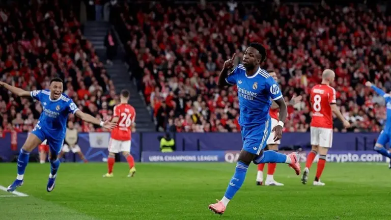 Vinicius Jr. Cetak Gol Indah, Real Madrid Ungguli Benfica di Leg Pertama Play-off Liga Champions Vinicius Jr. Cetak Gol Indah, Real Madrid Ungguli Benfica di Leg Pertama Play-off Liga Champions