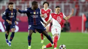 Liga Champions: PSG Bangkit dari Ketertinggalan, Kalahkan Monaco 3-2 di Leg Pertama