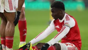 Bukayo Saka Cedera Usai Cetak Gol dan Teken Kontrak Baru, Arsenal Terancam Tanpa Bintangnya