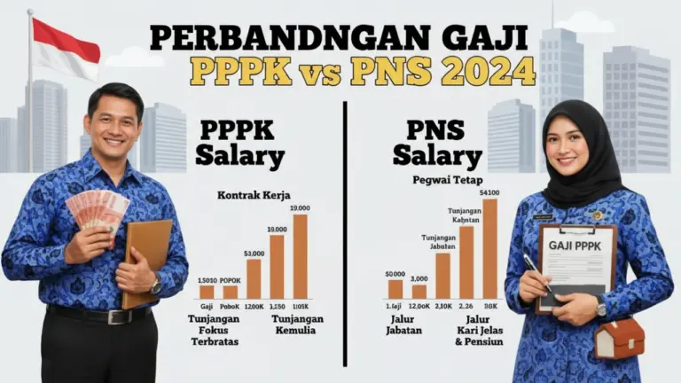 PPPK vs PNS 2026: Gaji Tahunan PPPK Rp46 Juta, PNS Rp67 Juta PPPK vs PNS 2026: Gaji Tahunan PPPK Rp46 Juta, PNS Rp67 Juta
